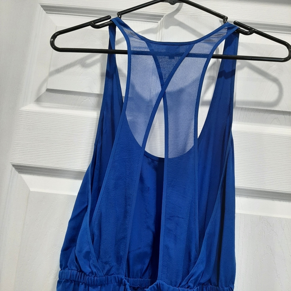 Aritzia Wilfred Silk Victoire Blue Dress XS - Picture 6 of 6